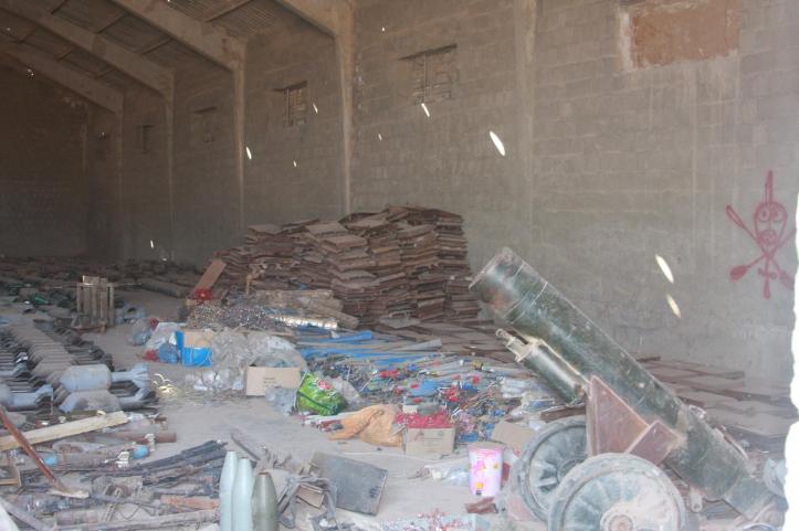 Found the largest factory to manufacture bombs and rockets in Fallujah (1)
