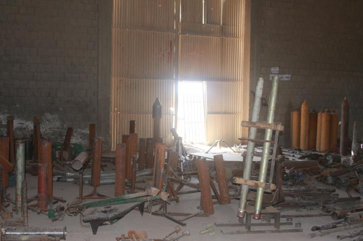 Found the largest factory to manufacture bombs and rockets in Fallujah (13)