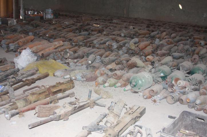 Found the largest factory to manufacture bombs and rockets in Fallujah (14)