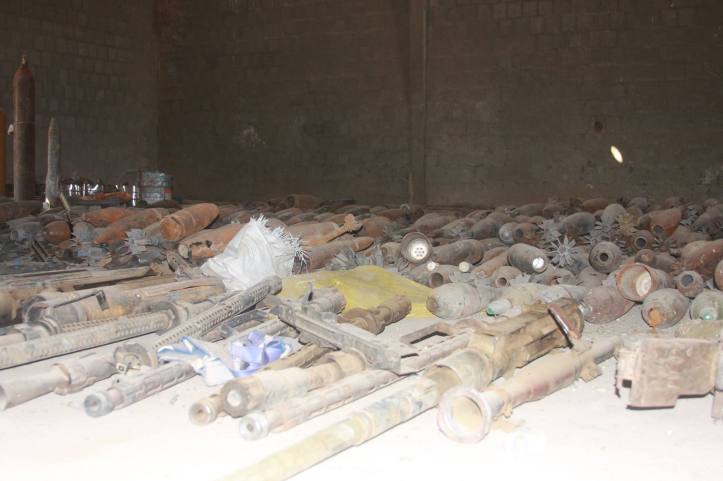 Found the largest factory to manufacture bombs and rockets in Fallujah (15)