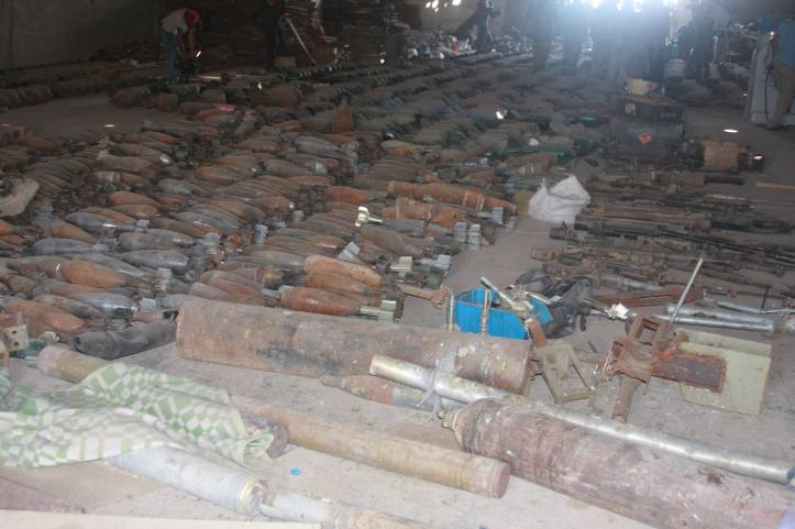 Found the largest factory to manufacture bombs and rockets in Fallujah (18)