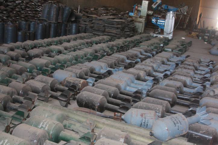 Found the largest factory to manufacture bombs and rockets in Fallujah (2)