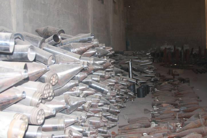 Found the largest factory to manufacture bombs and rockets in Fallujah (8)
