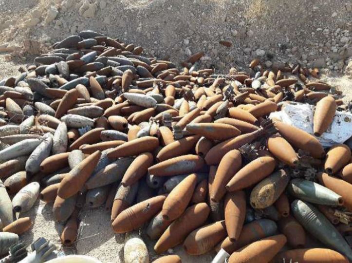 In Ninewah Province for month of October, Iraqi Security Forces foundcleared more than 880 IEDs, 3500 mortars, 140 SVESTs, 15 IED factories, 143 rockets, 20 tunnels, 23 RPGs. (2)