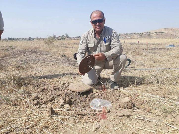 Islamic State-made IEDs collected and destroyed by Mine action group in #Iraq (4)