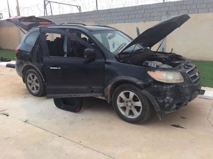 #Libya Failed to detonate device, allegedly packed w154kg of explosives, visually 12 PRB M3 = 81.6kg #ISIS #Misrata (3)#VBIED that failed to detonate outside #Misrata courthouse #ISIS al