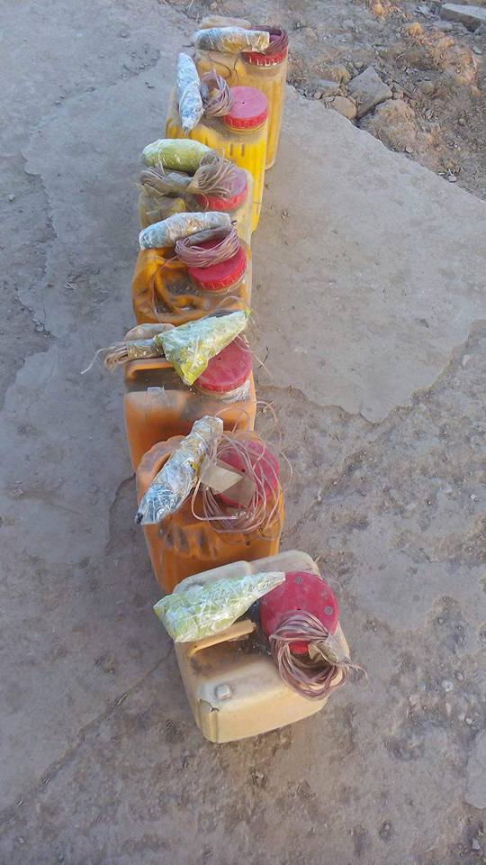 Engineer Bashir - recently discovered these IED COMPONENTS from Parwan province. (1)