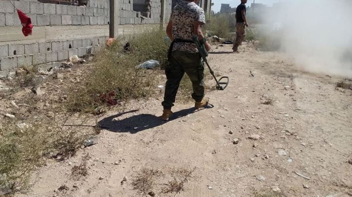 #IED rendered safe in a big de-mining effort yesterday in #Benghazi, #Libya (2)