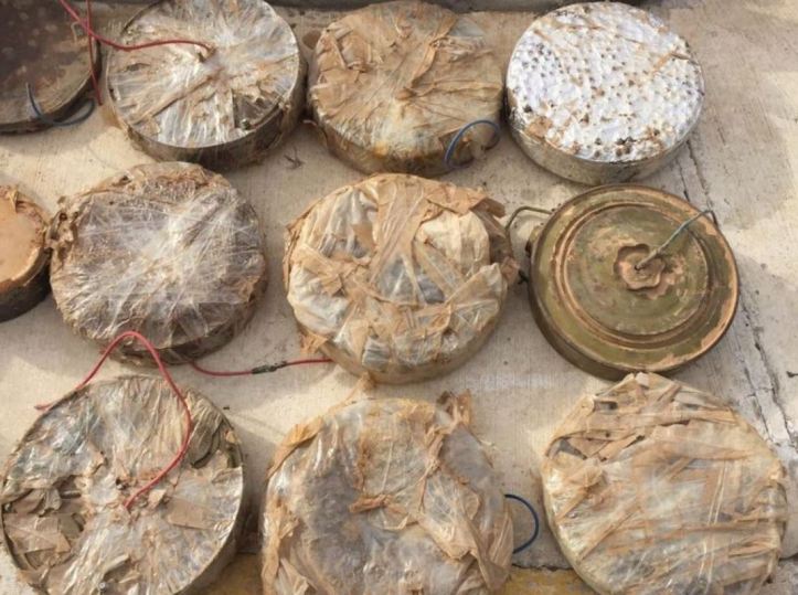 part of a large explosives cache seized by PMUs west of Tikrit (2)