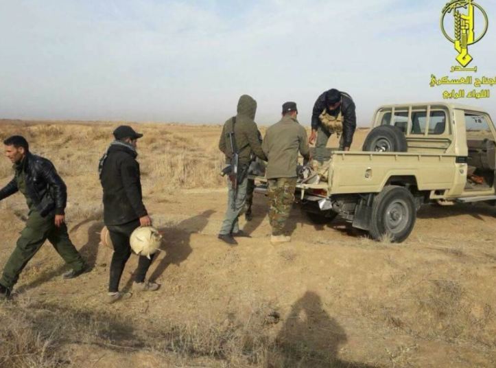 Brigade 4 seized 22 explosive devices west of Kirkuk city dec 29 2017 (2)