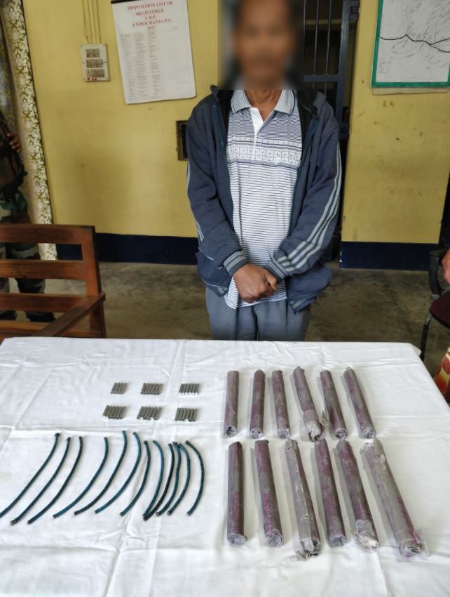 Official Twitter Account of Eastern Command, Indian Army reported that the unit of Red Horns Division apprehended an armed extremist from Manja in East Karbi Anglong, Assam on January 5,