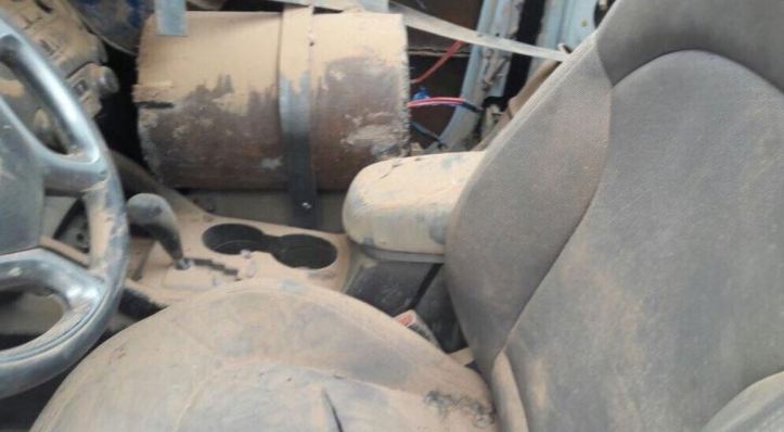 PMU Brigade 13 engineers seized a SVBIED near Qa'im, W Anbar (1)