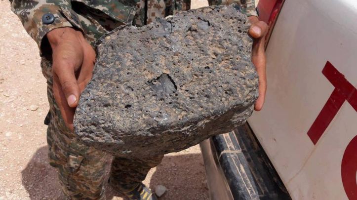S. #Syria rare kind of stone IEDs using anti-tank mines. From basaltic areas of #Suweida (2)