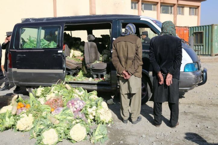 Two terrorists along with 100 Kgs of explosives material arrested by Kabul Police (2)