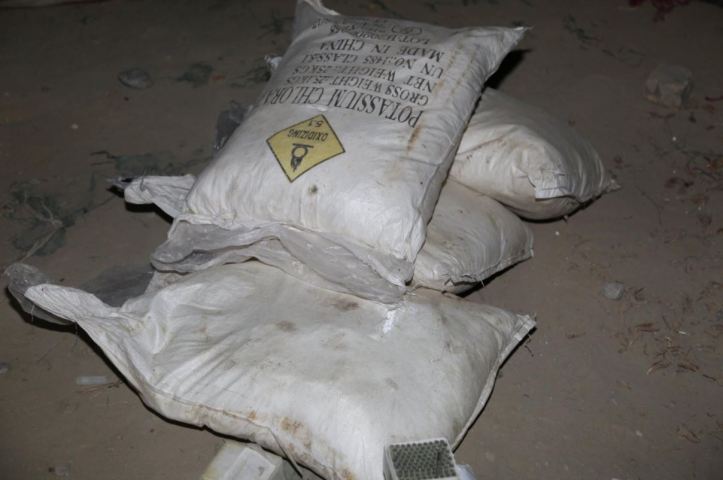 Two terrorists along with 100 Kgs of explosives material arrested by Kabul Police (3)