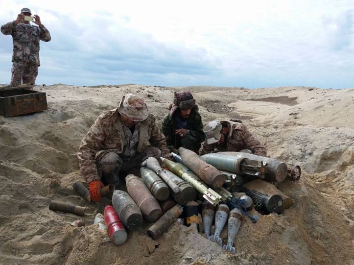 31-Jan-18 Controlled destruction of 3 tons of explosive material out in the desert near #Benghazi by The Mine Action &amp; Mine Remnants Ops Team and 120 Spec Ops (3)