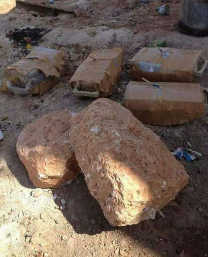 IEDs captured near Tall Al Hajar, Syria (1)