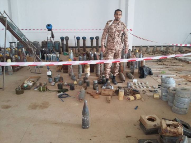 Selection of UXO, ERW and IEDs recovered in #Benghazi recently
