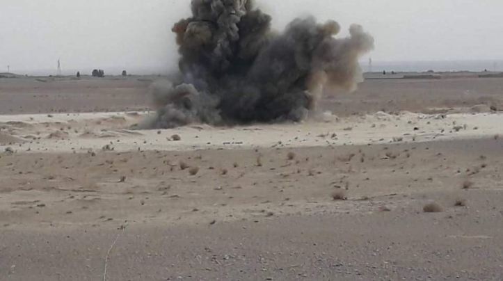 A company commander with 2nd Kandak, 3rd Brigade, Afghan National Army 215th Corps, personally disarms and disposes of a IED found in Yakhchal district, Helmand province, Afghanistan. (