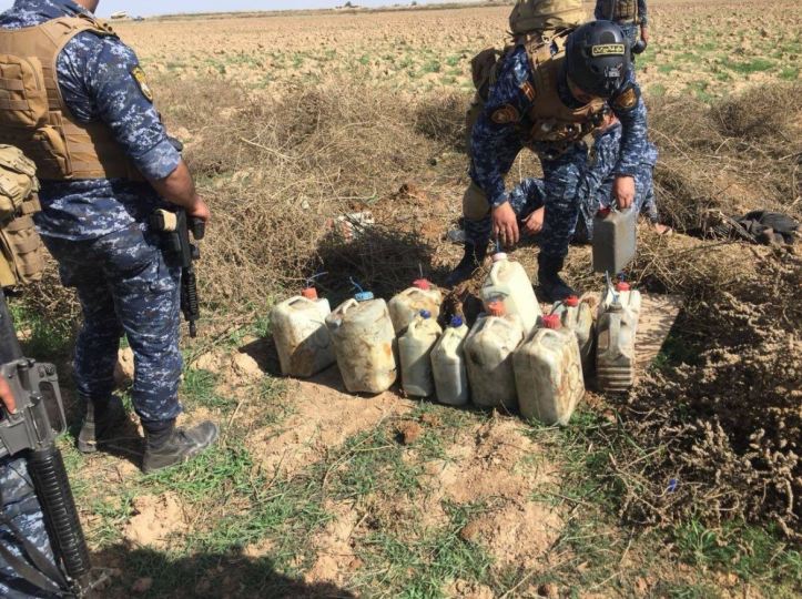 Found by #Iraq's Federal Police in the Hawijah countryside in Kirkuk (1)