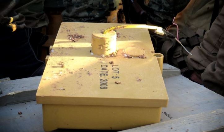 Iranian directional mine captured in syria