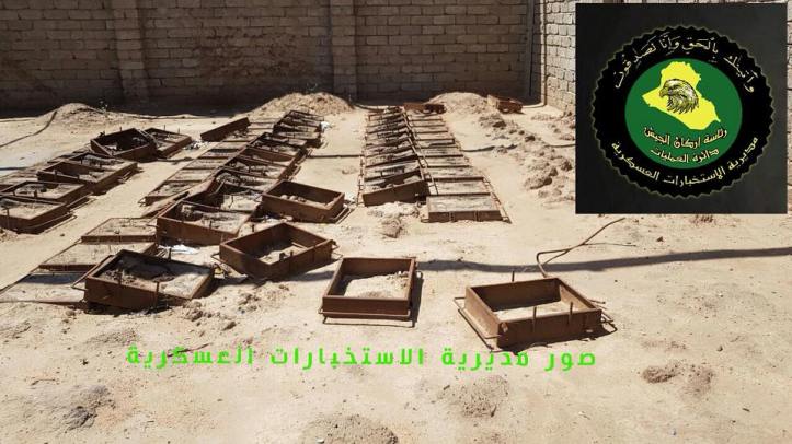 Iraqi security forces recently discovered an IED and mortar round factory in the al-Shura area south of #Mosul (3)