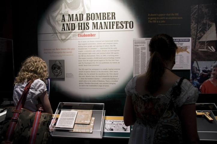 Unabomber-objects-to-museum-exhibit