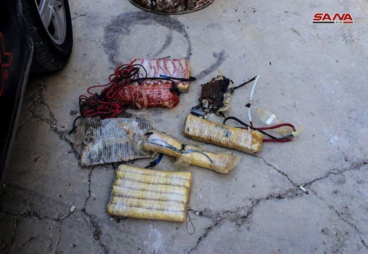 SyrianArmy seizes explosives belts, bombs, ammunition and communication equipment with the terrorists evacuated from east #Qalamoun (1)